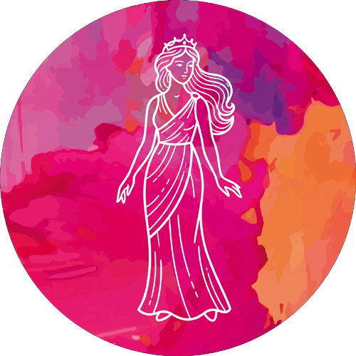 Andromeda constellation symbol