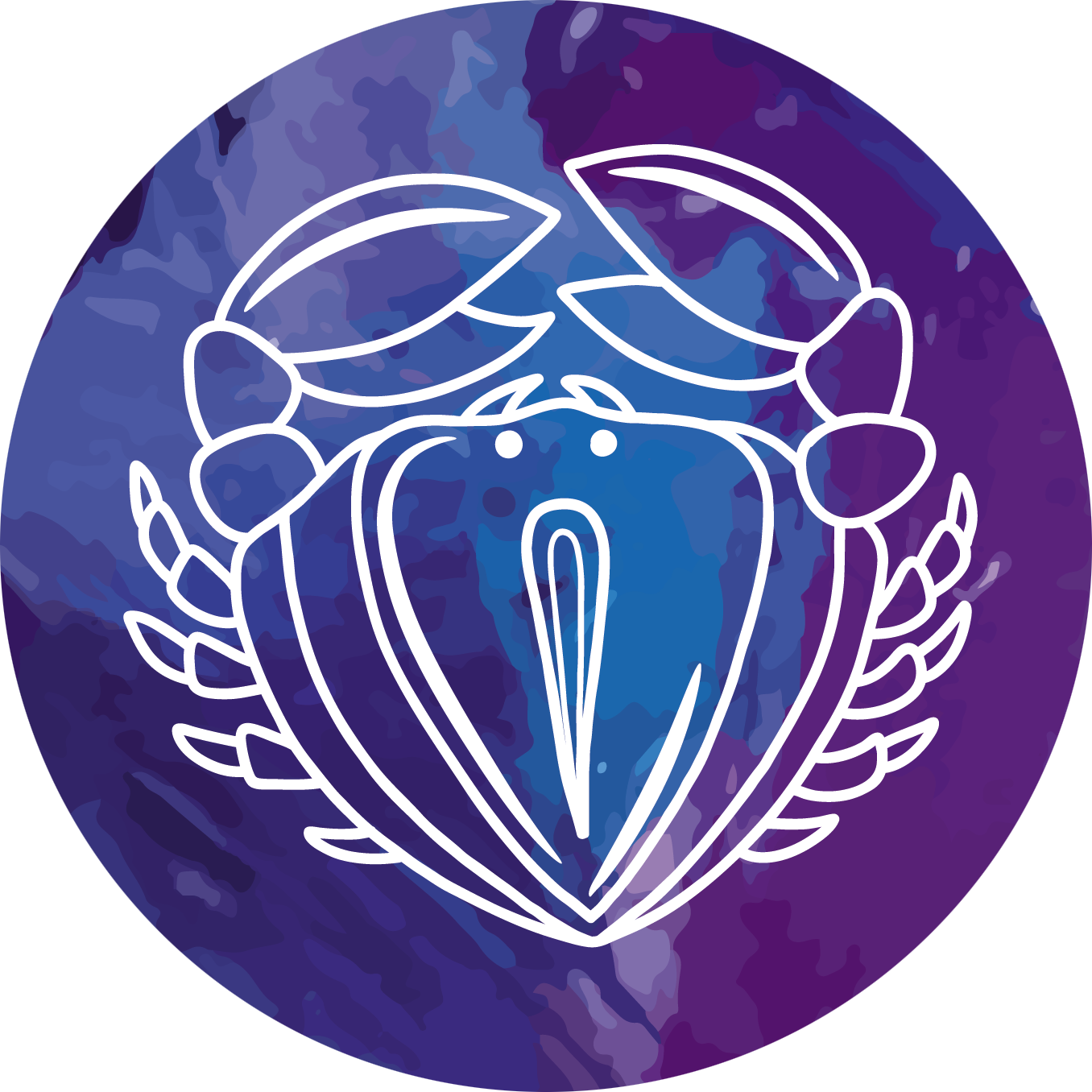 Cancer constellation symbol