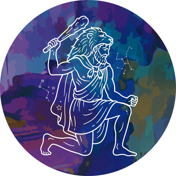 Hercules constellation symbol
