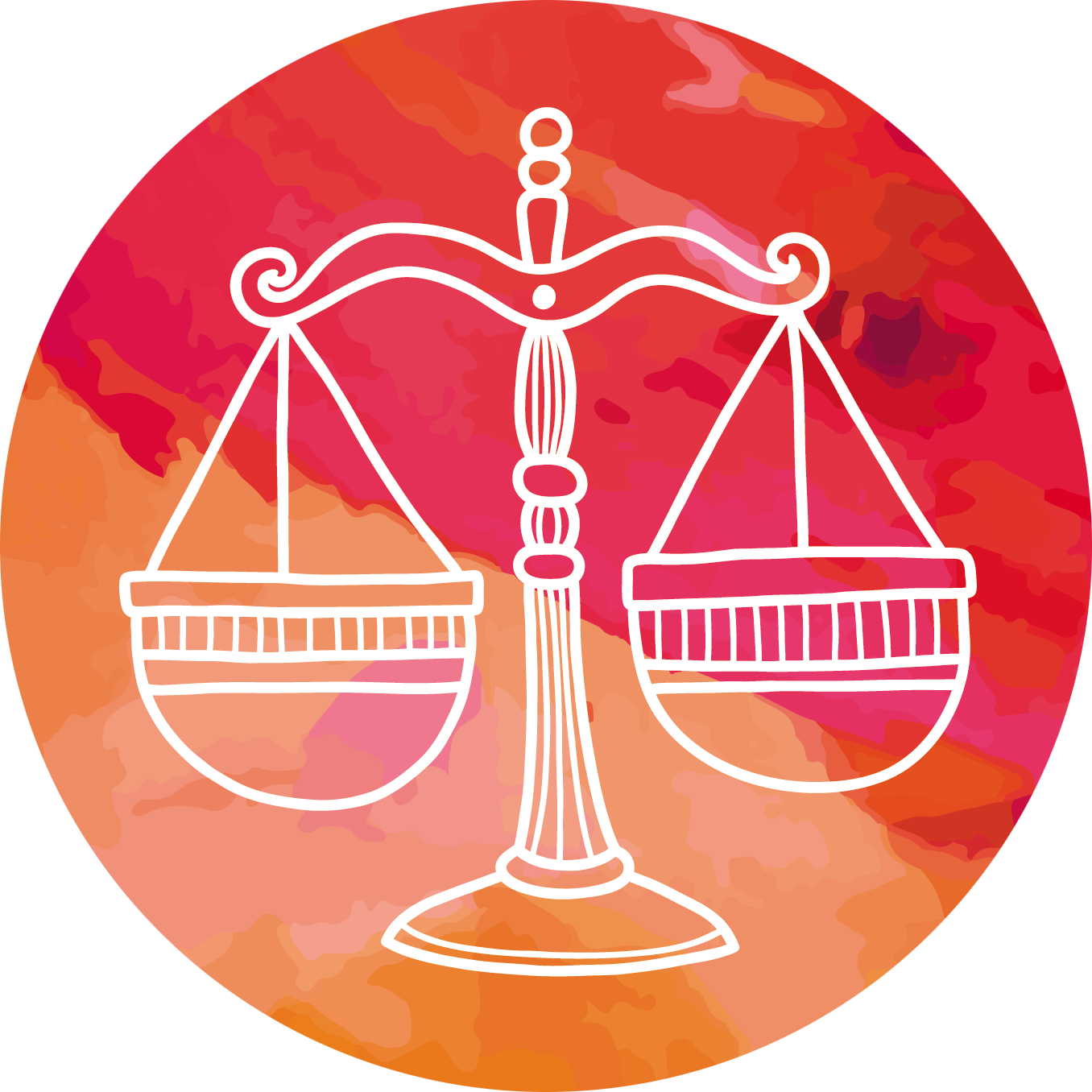 Libra constellation symbol